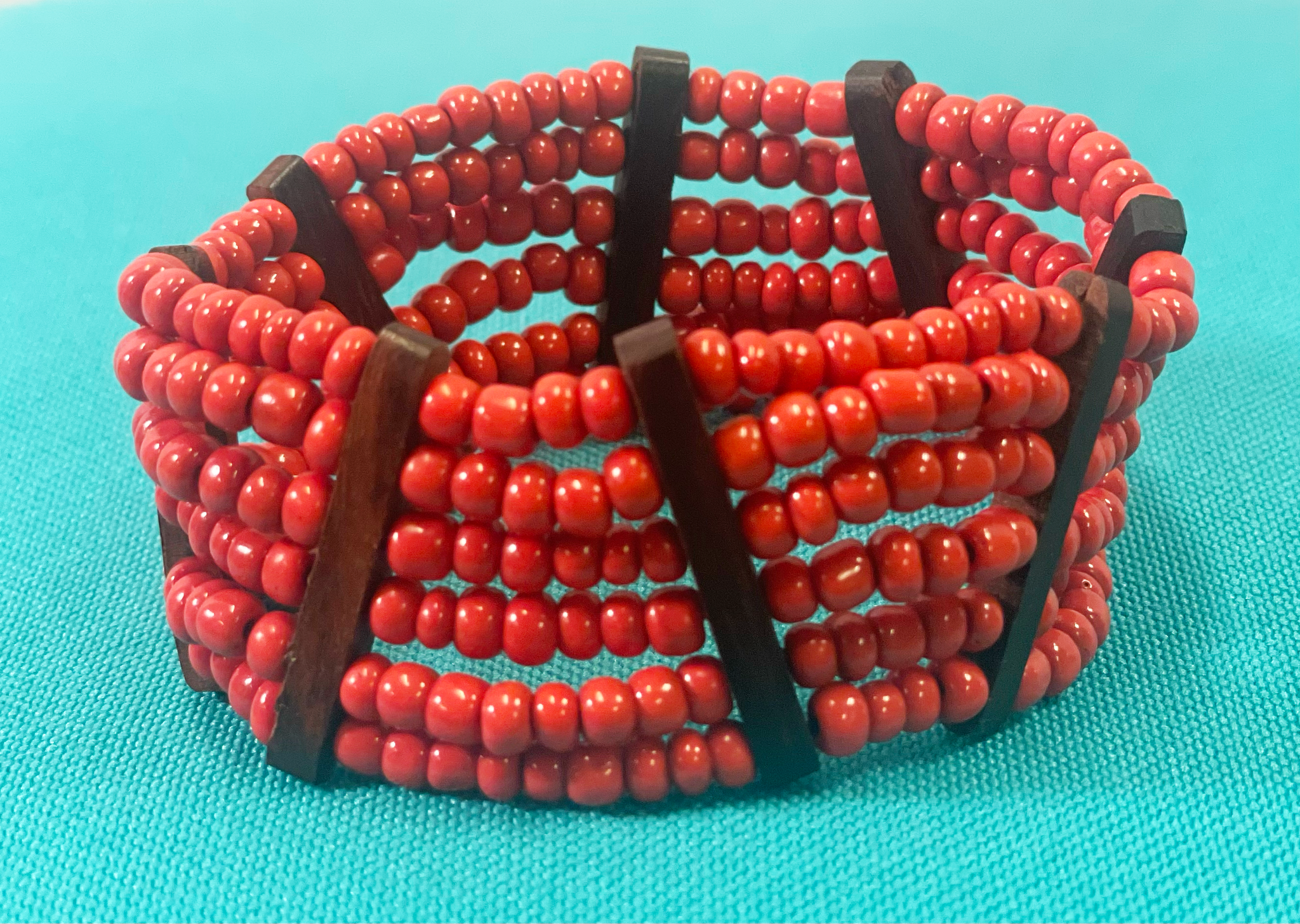 CRIMSON STACK BRACELET