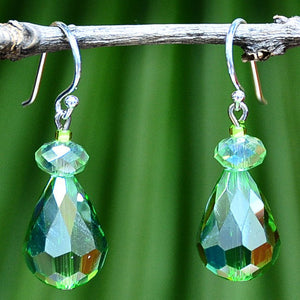 NOMADIC LEAF EARRINGS -  CRYSTAL