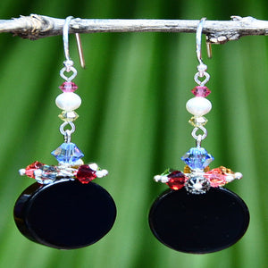 FIESTA EARRINGS - ONYX