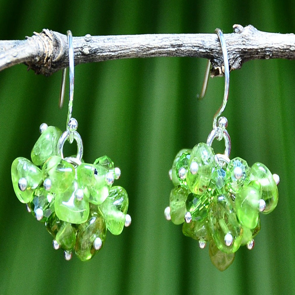 PERIDOT TRIBE EARRINGS