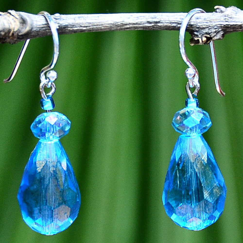 SKY DROPS EARRINGS -  CRYSTAL