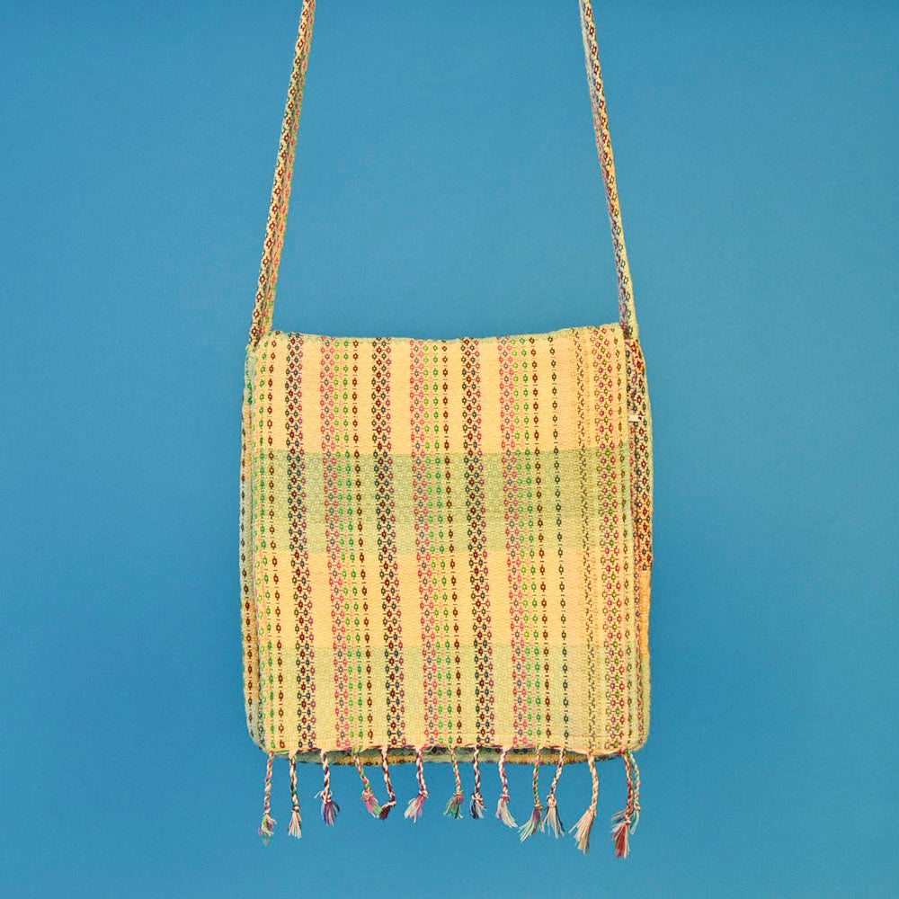 LARGE HANDWOVEN HANDBAG CROSSBODY