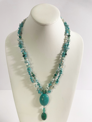 TURQUOISE FANTASY NECKLACE