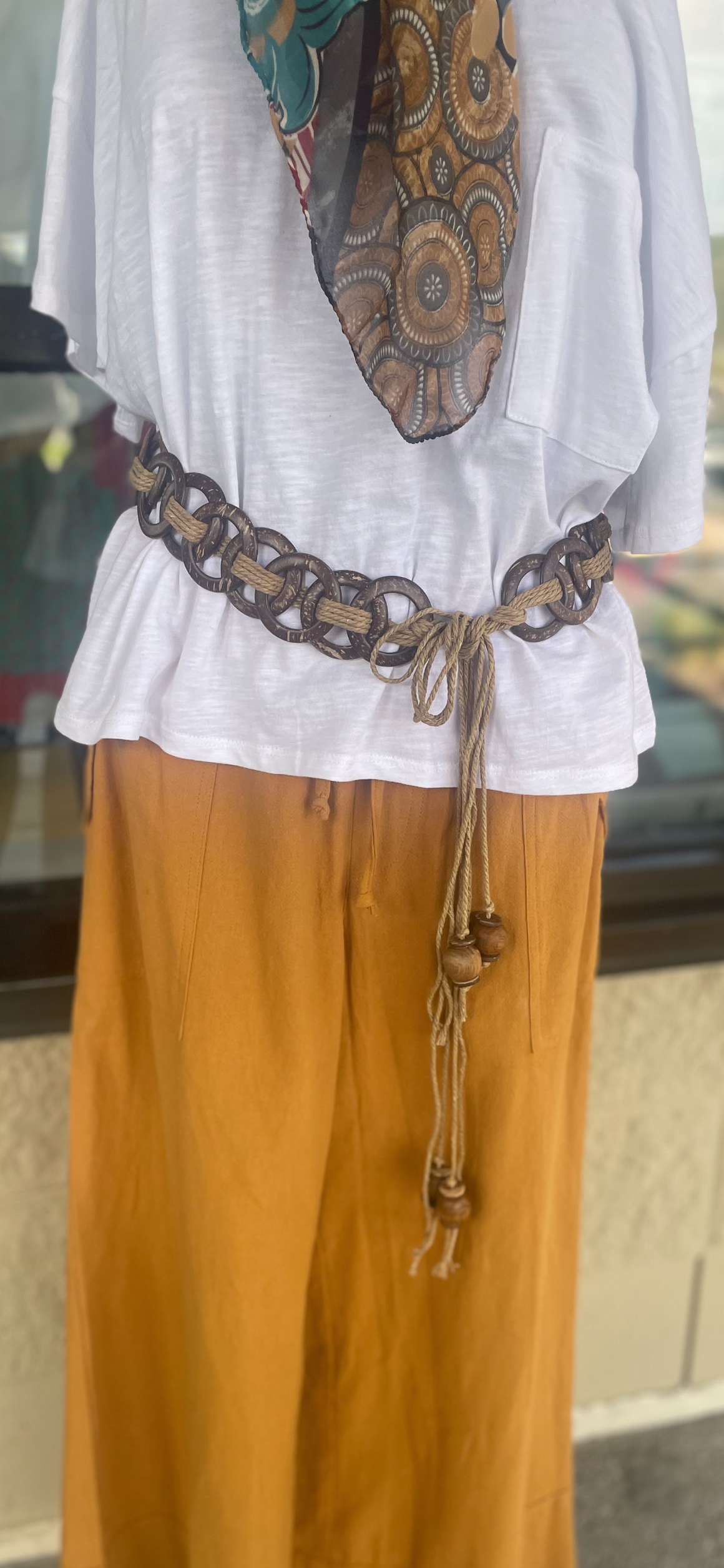 COCONUT ROPE BELT
