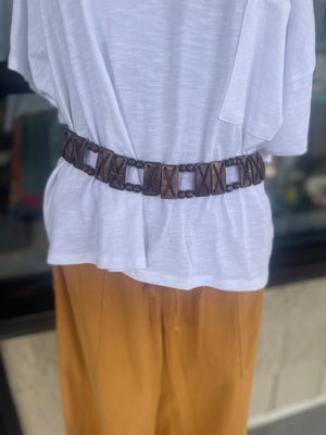COCONUT BEAD BELT