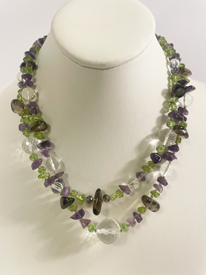DELPHINE - CRYSTAL BALANCE NECKLACE