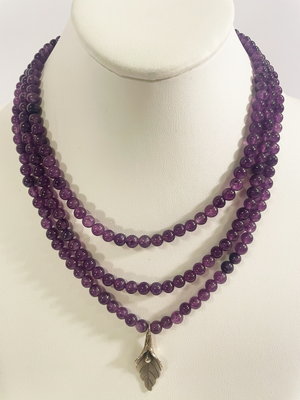 AMARA - MULTI-STRAND AMETHYST NECKLACE