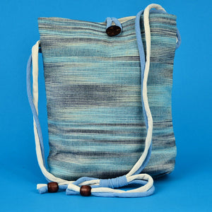 CROSS BODY MAUI ORGANIC COTTON BAG PURSE FAIRTRADE ~ TURQUOISE BAGS & PURSES ZENZOEY JEWELRY & ACCESSORIES 