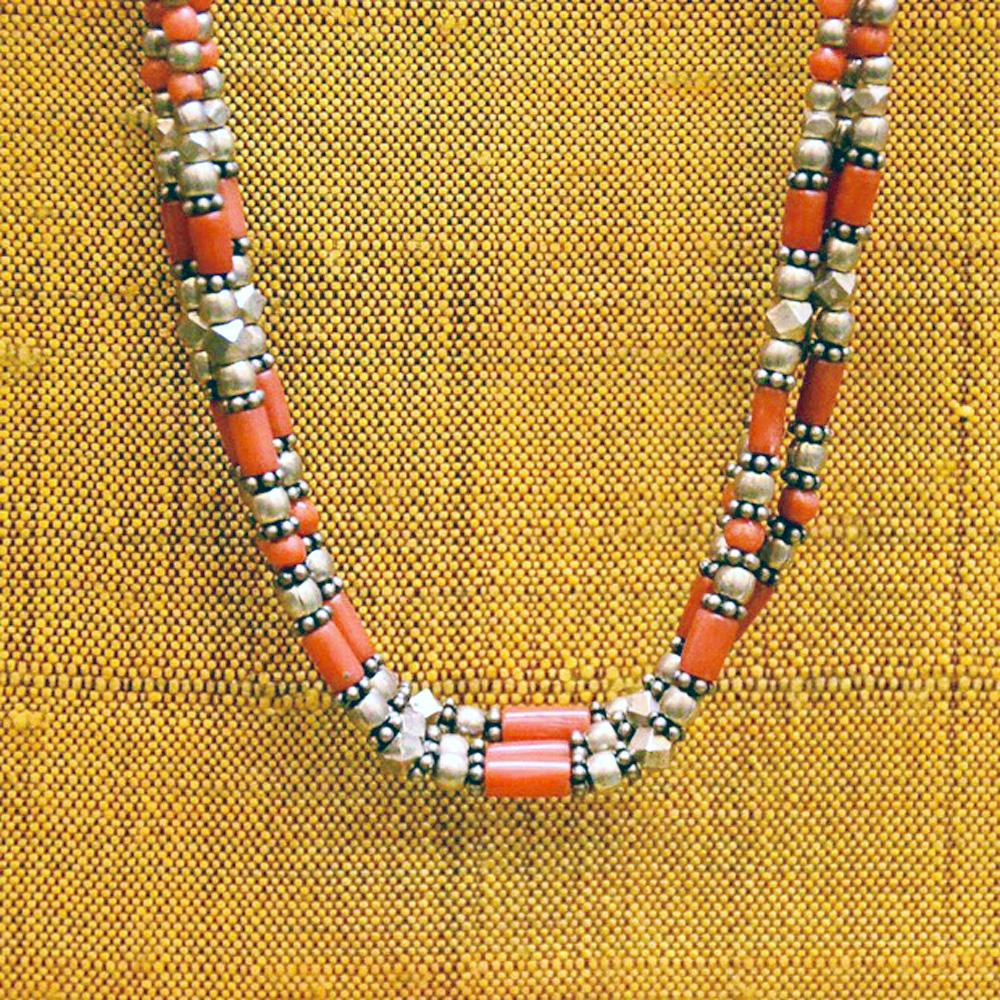 VINTAGE HANDMADE KASHMIRI TRIBAL NECKLACE ~ KASHMIRI SUNSET ASIAN JEWELRY, CHAKRA ZENZOEY JEWELRY & ACCESSORIES 